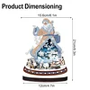 2Pcs Diamond Painting Christmas Snowman Ornaments Christmas Gifts