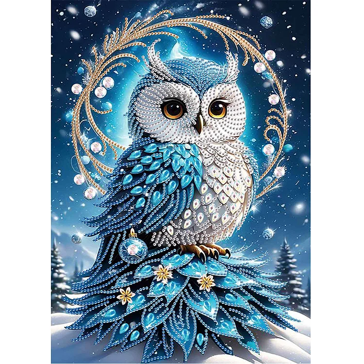 Owl - Partial Drill - Special Diamond Painting(30*40cm)