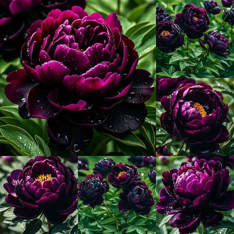 Black Beauty Peony Flower Seeds