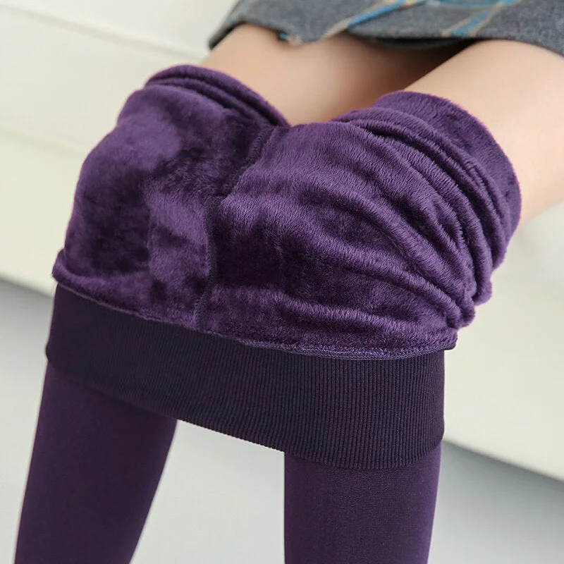 Winter Plus Velvet Body socks  pantyhose Women Solid socks  Women Sexy Slim Solid Casual Pantys mujer