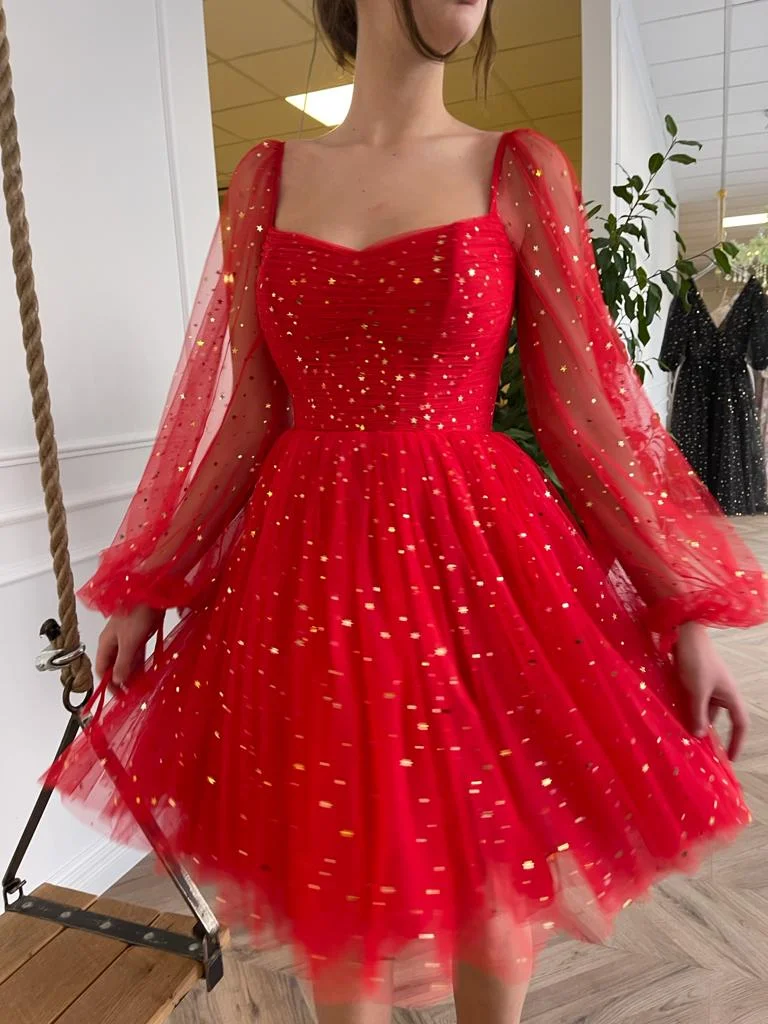 Scarlet Red Mini Dress