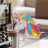 Creative DIY Full Diamond Painting Unicorn LED Light Bedroom Decor Night Lamp