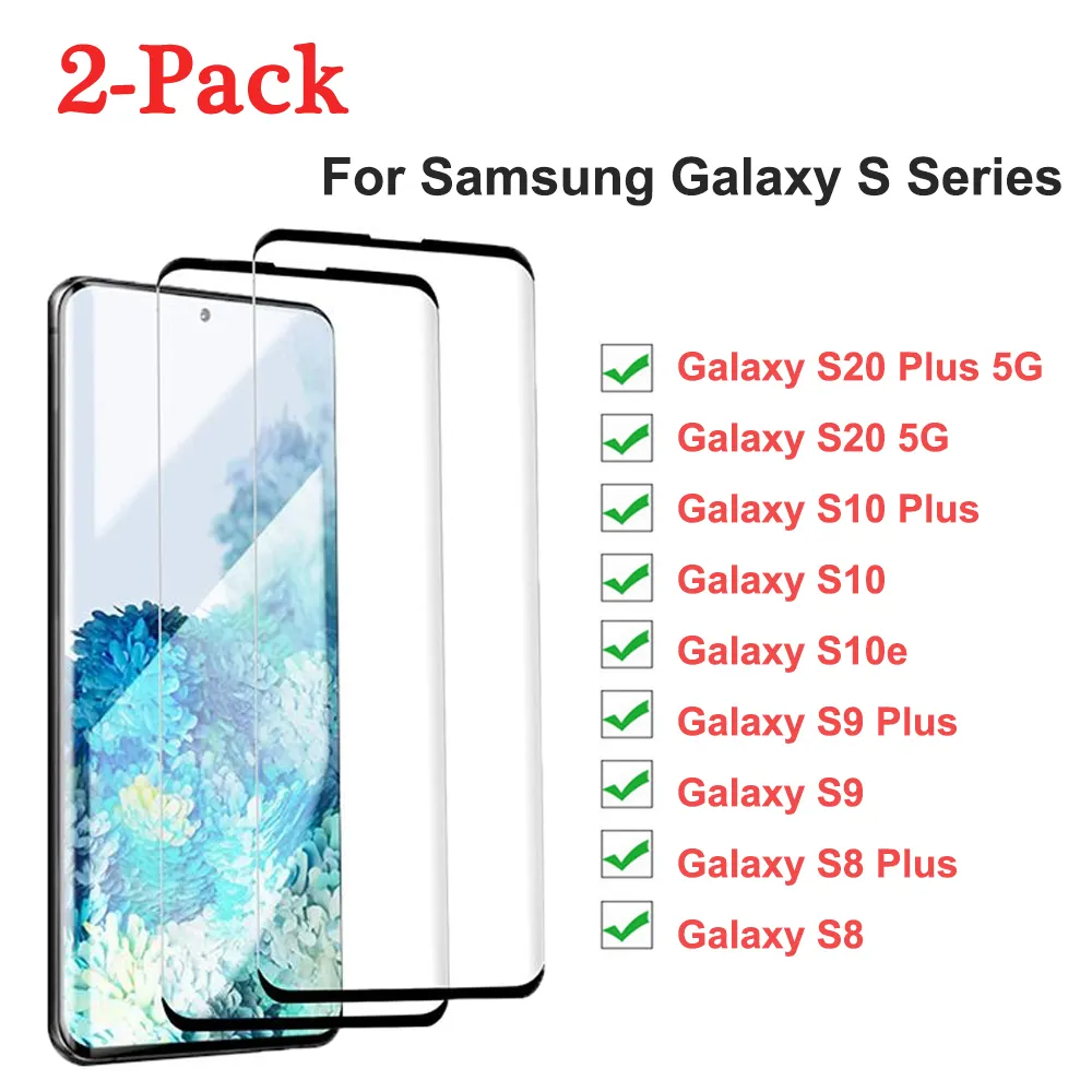 2 Pack Galaxy S Ultra Screen Protector Support Fingerprint Recognition Tempered Glass Screen Protector 9h Hardness Case Friendly Glass Protector For Samsung Galaxy S Plus 5g Galaxy S 5g Galaxy S10 Plus Galaxy S10 Galaxy S10e Galaxy
