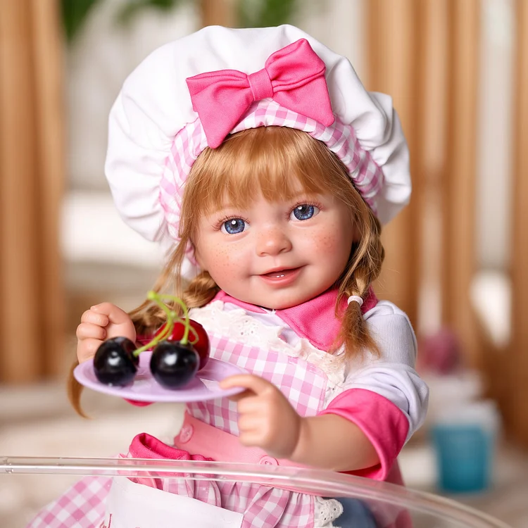 Babeside Smiling Reborn Baby Doreen 20''  Toddler Freckled Girl Building Lovely Memories