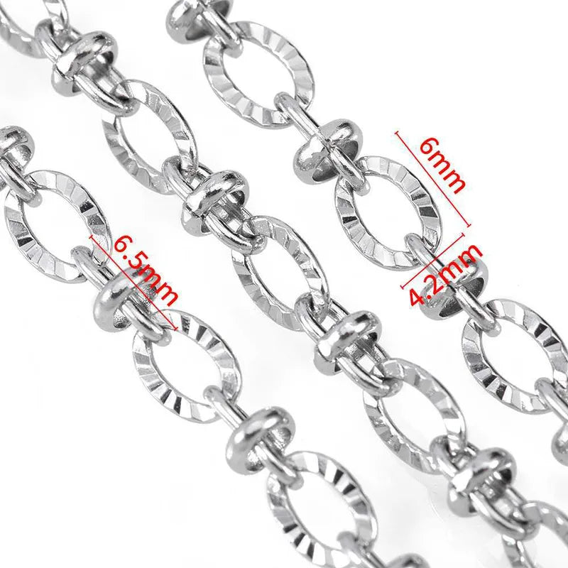 1 M Per Pack 304 Stainless Steel Diameter 4.2mm Jewelry Accessories Chain
