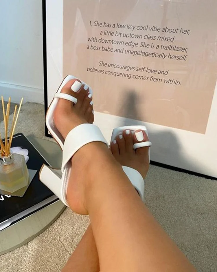 Thick heels sandals for ladies  slippers