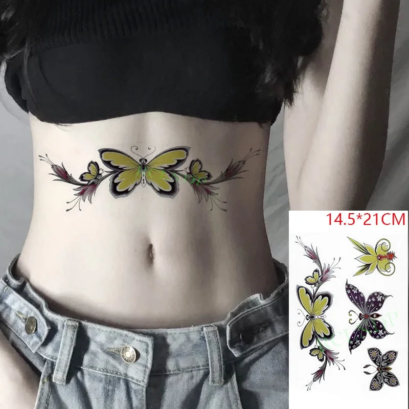 Waterproof Temporary Tattoo Sticker goat sheep head fake tatto flash tatoo tatouage Stickers hand arm back for girl women men