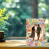 Special Shape Simple Flowers Table Top Diamond Painting Frame Kits for Families