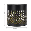 Decorative Solar Mandala Lights Waterproof Solar Powered Deck Step Wall Lights for Garden Post Patio Backyard Yard Decor