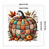 (US Only)Pumpkin Printed Cross Stitch Kit 40x40cm DIY 14CT Embroidery Craft Set Decor