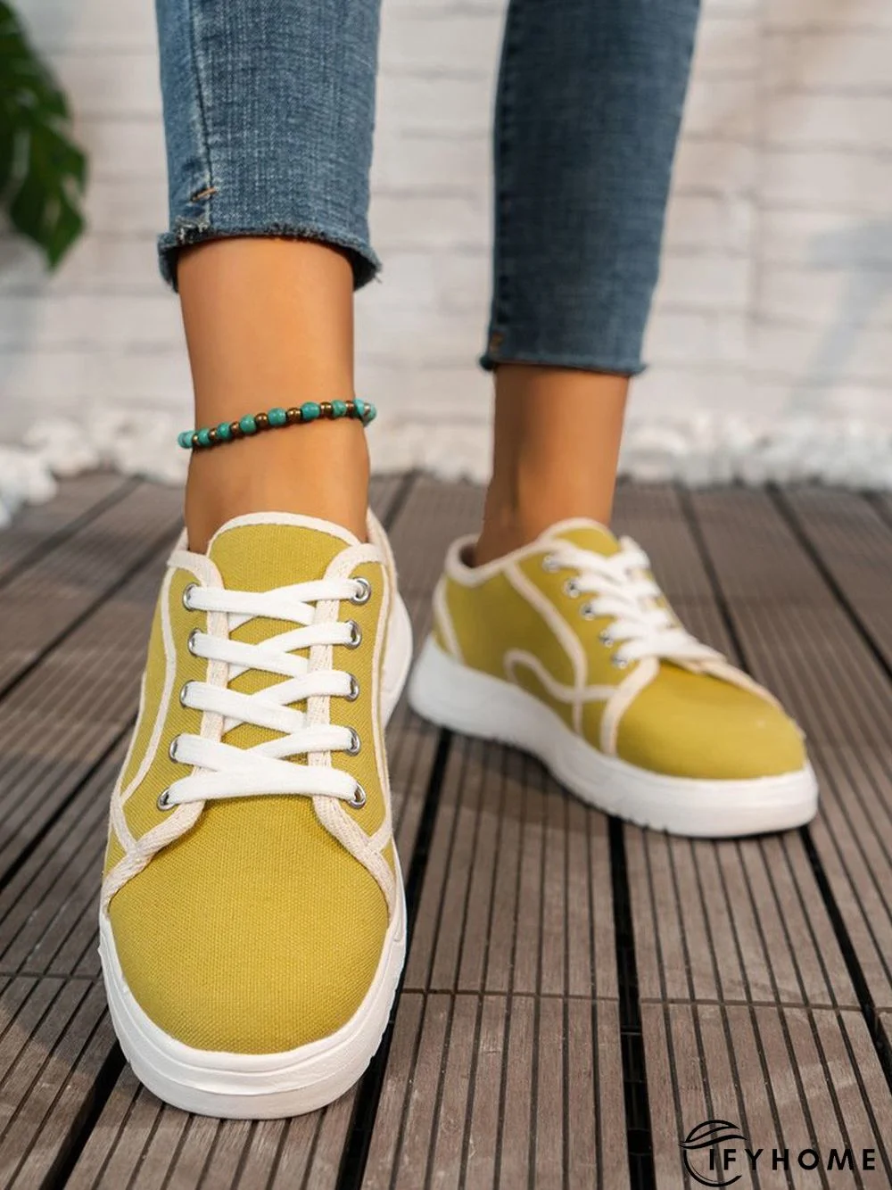 Split Joint Canvas Sneakers | IFYHOME