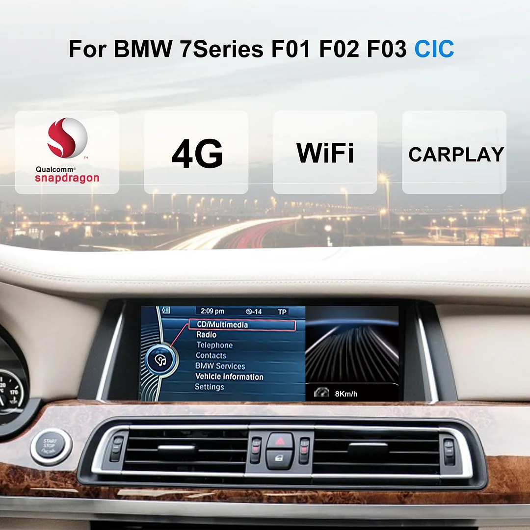 Ecran 10 Carplay GPS ANDROID Usb Bluetooth BMW SERIE 1 (E81/E82