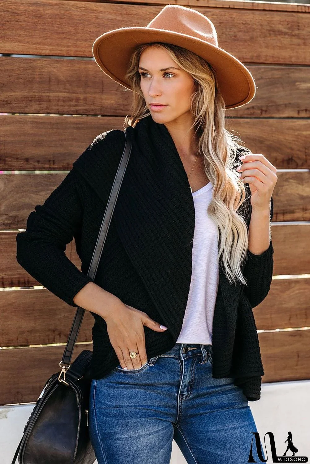 MidiSono - Cashmere Blend Convertible Cardigan