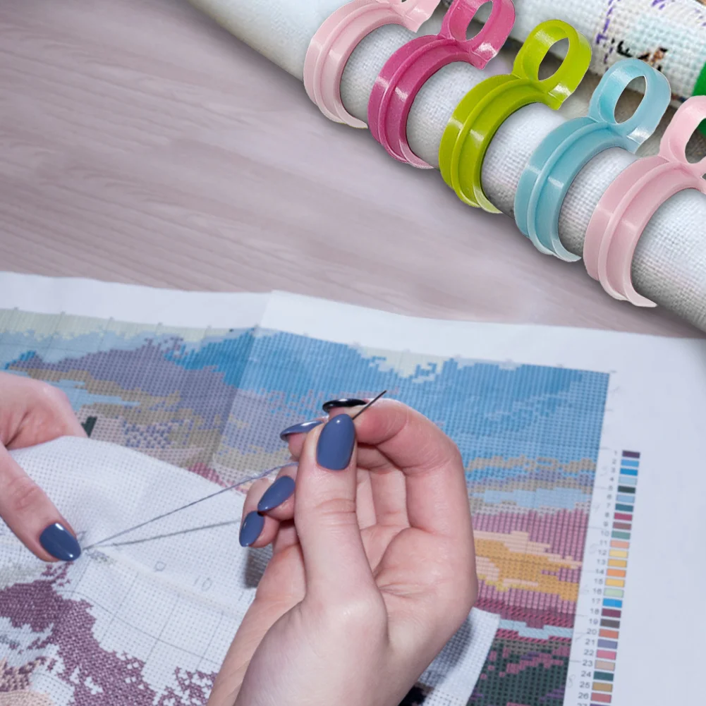 Multifunctional Cross Stitch Windproof Buckle Plastic Clothes Drying Rod Buckle