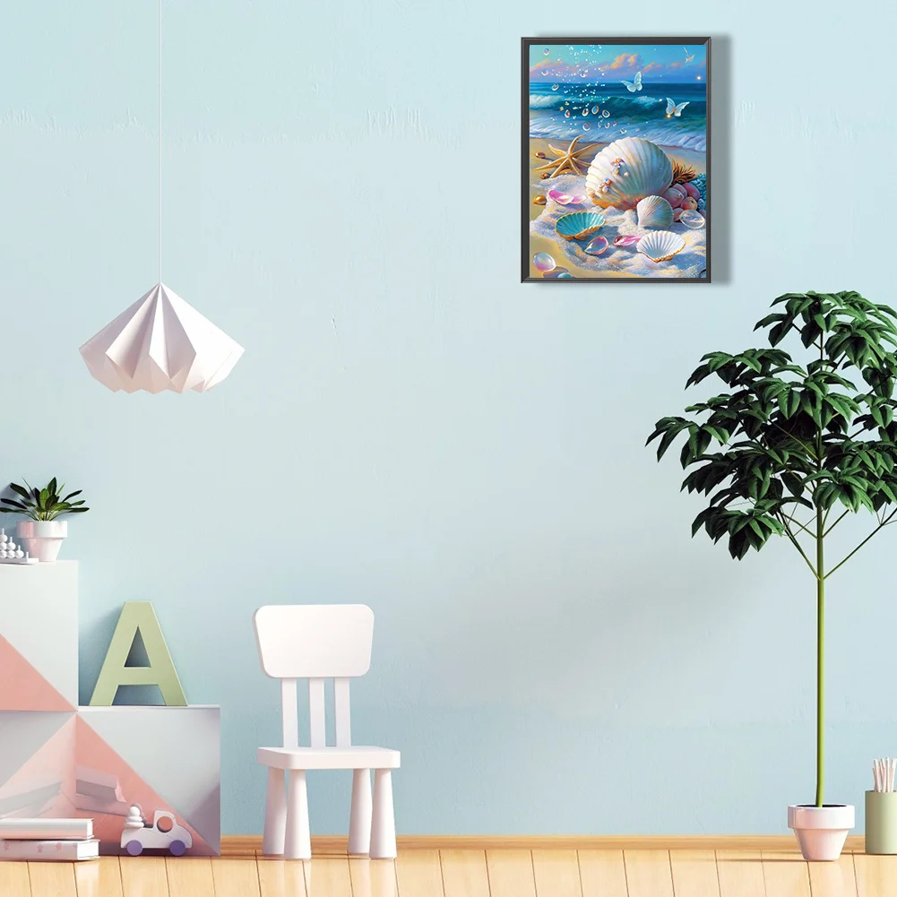 Diamond Painting - Full Round Drill - Beach(30*40cm)