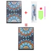 DIY Mandala Special Shaped Diamond Painting 50 Pages A5 Diary Book Notebook