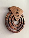 Wooden Rotating Circular Perpetual Calendar