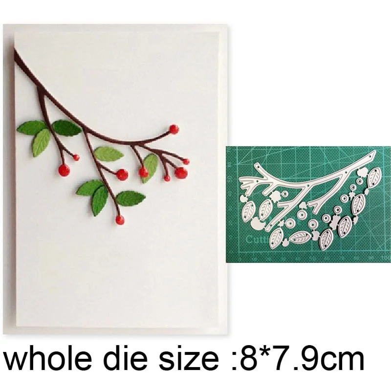 Craft Metal Cutting Dies Cut Die Mold Wildflower Flower Leaf Decoration Scrapbooking Dies Knife Mould Blade Punch Stencils Dies