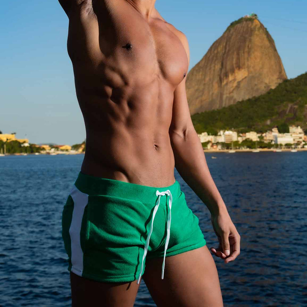 Smooth Pile Furry Shorts