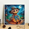 Halloween Vogelscheuche Sonderform Teilbohrer Dimond Malset 30x30cm