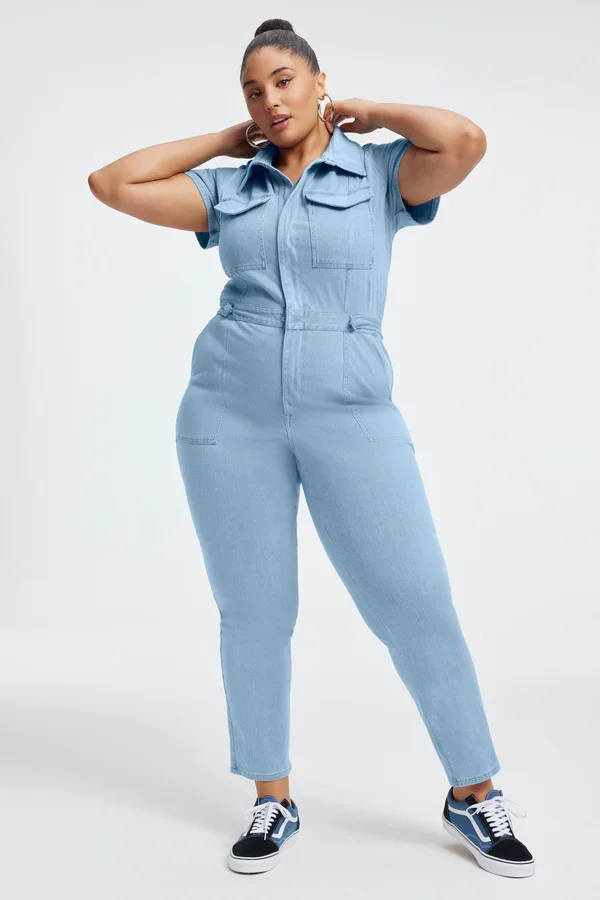 Fashion Denim Jumpsuit (Buy 2 Free Shipping)