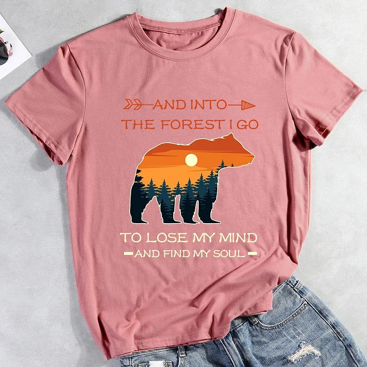 PSL And into the forest i go to lost my mind and find my soul Hiking Tees -012141