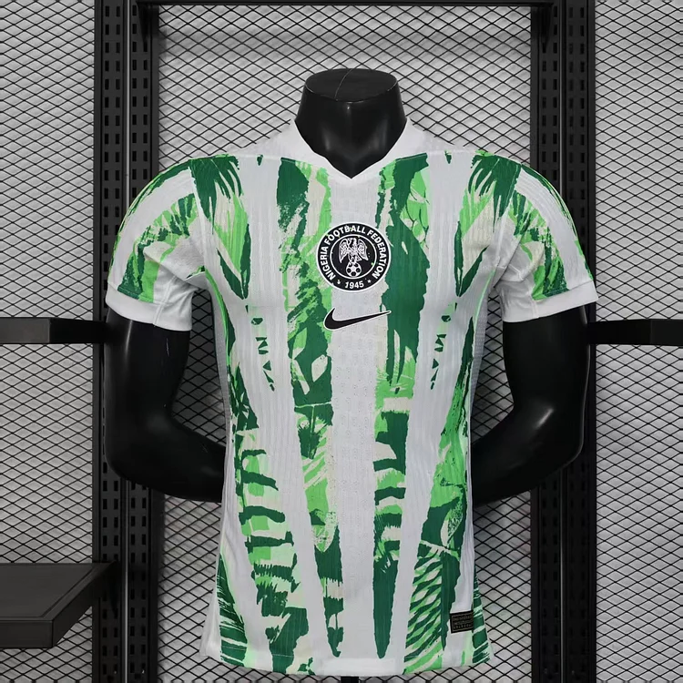 2025-26 Nigeria White-Green - Jersey - Player Edition