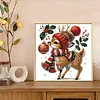 Cerf de Noël 5d bricolage diamant art kits de peinture pour décoration murale à la maison 30x30cm