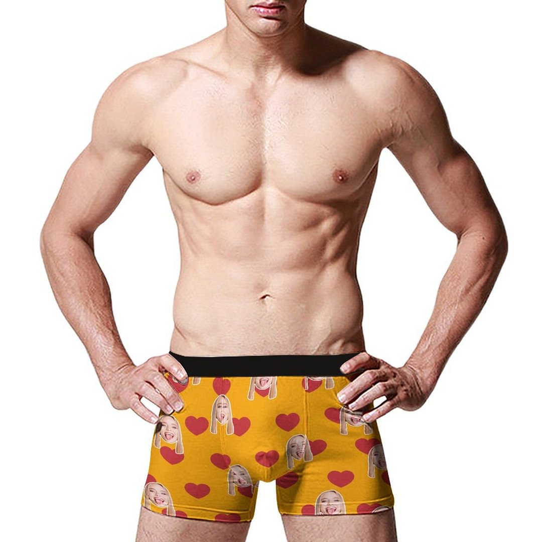 Personalized Amusing Photo Boxer Briefs for Men