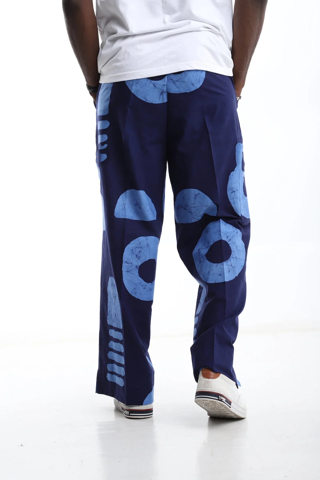 The Indigo Echo Adire Cargo Trousers-INSPIREUSE