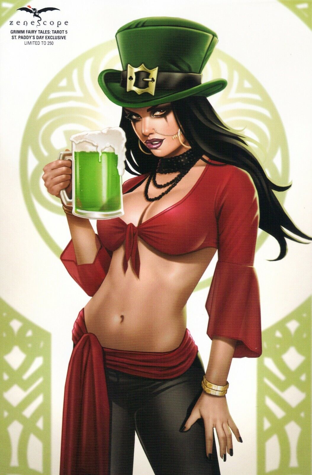GRIMM FAIRY TALES: TAROT # 5 2018 ST PADDY'S DAY EXCLUSIVE COVER 'E' LTD TO 250