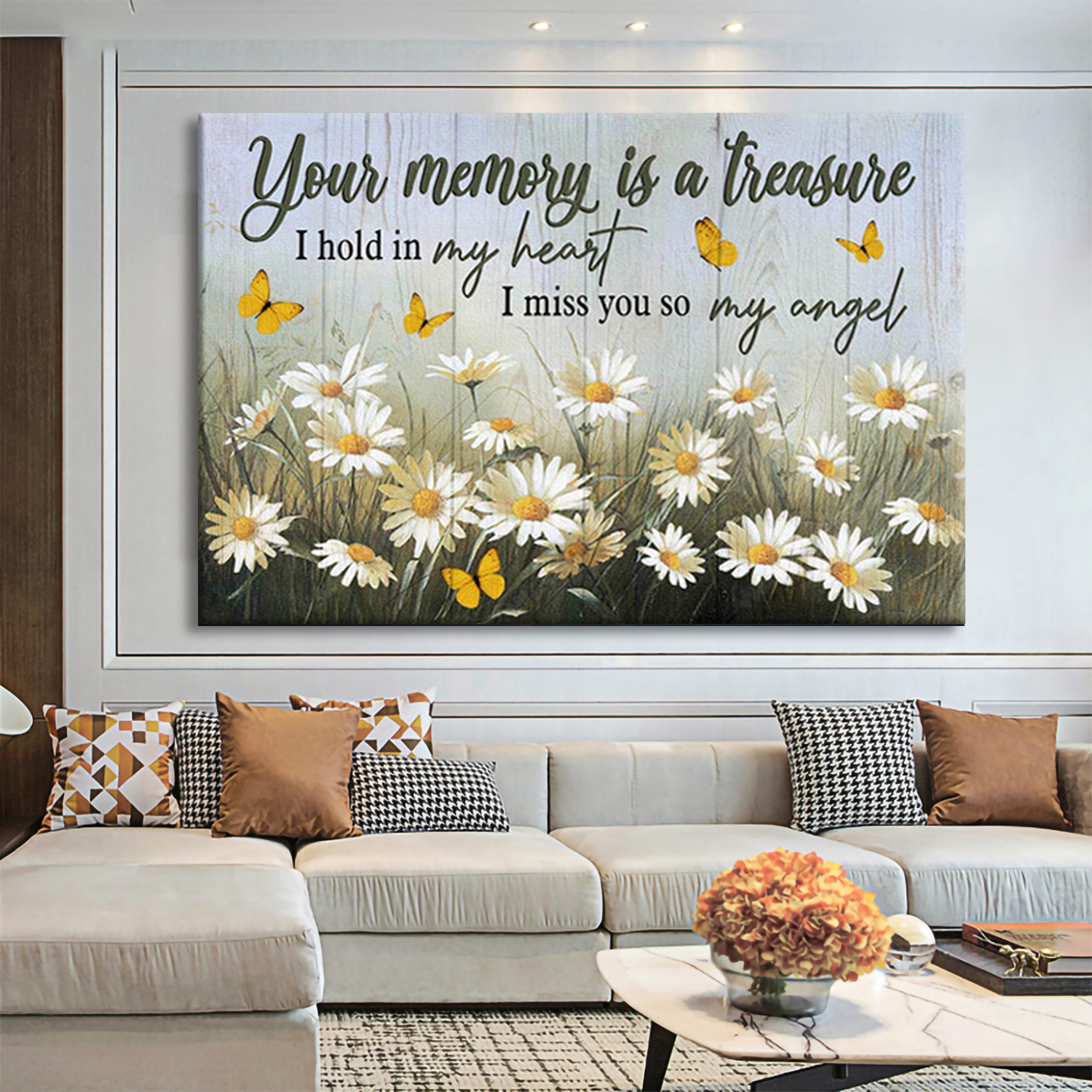 I Miss You Canvas Wall Art