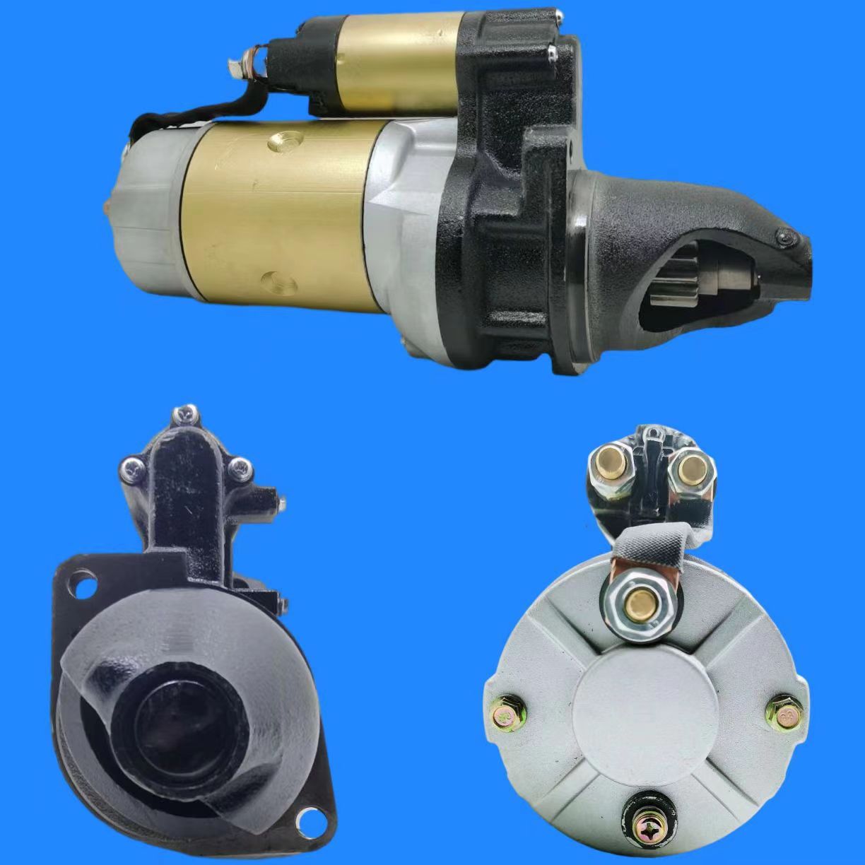 STG93591 STARTER MOTOR FITS MITSUBISHI FUSO FM FK6.6L 1986-90 MITSUBISHI 6D24 M5T65071  ME077044  91-27-3234N  72-17438S