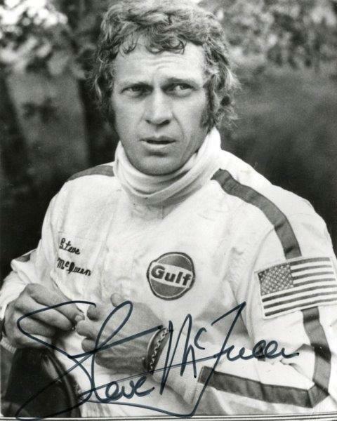 REPRINT - STEVE MCQUEEN Autographed Signed 8 x 10 Photo Poster painting Poster RP Man Cave