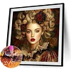 Retro Girl - Diamond Painting - Full Round Drill (Canvas|40*40cm)