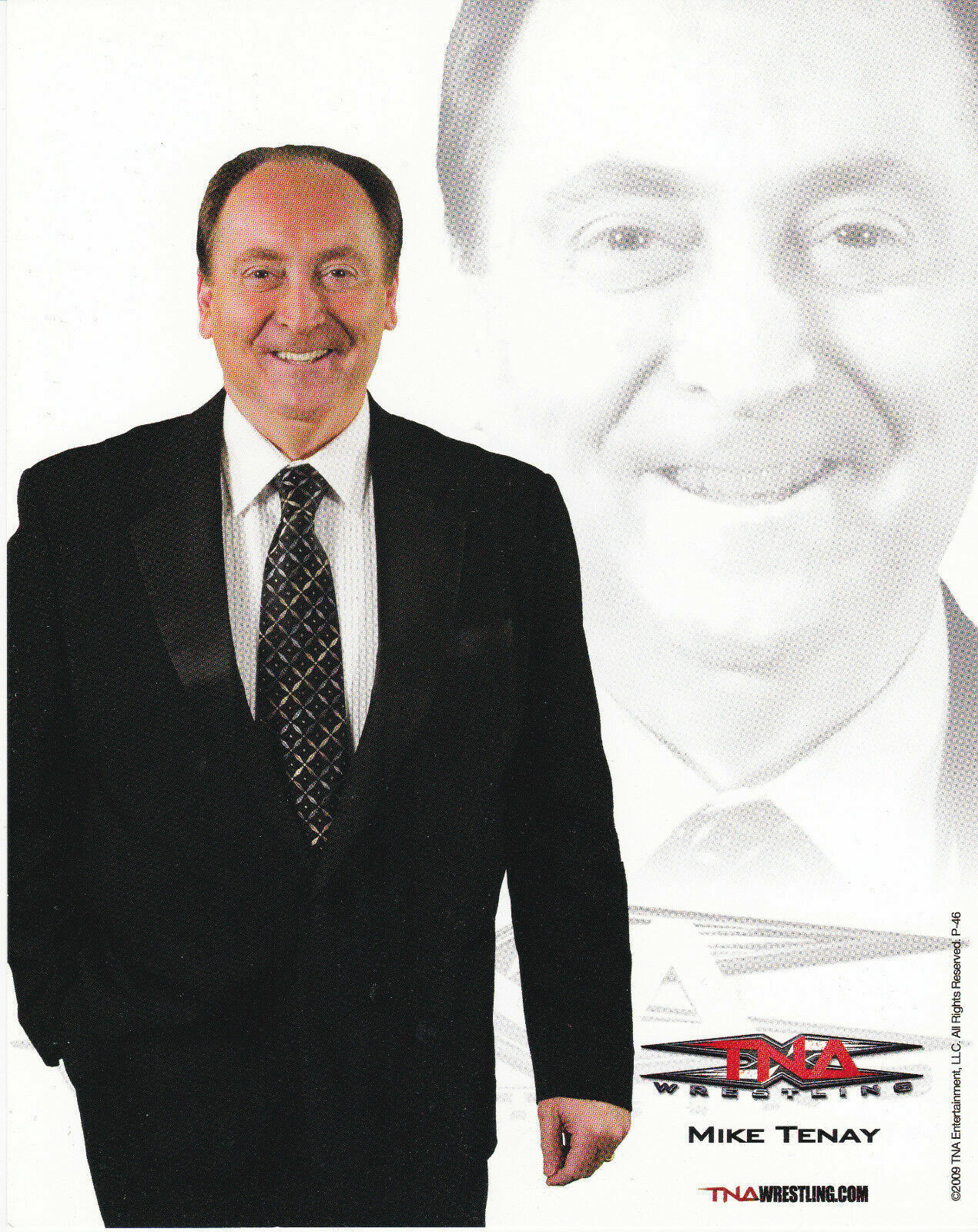 TNA MIKE TENAY P-46 OFFICIAL LICENSED 8X10 PROMO Photo Poster painting