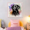 Black Labrador-11CT Stamped Cross Stitch 40*40cm