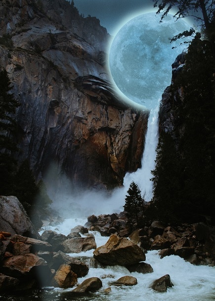 

Yosemite Falls – Paint By Numbers - 40*50CM, 501 Original