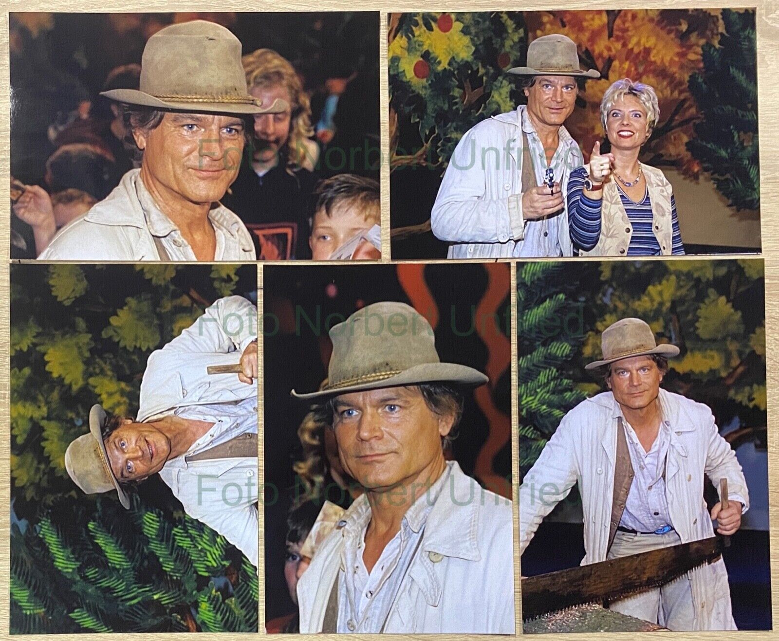 5 X Terence Hill Photo Poster painting 20 X 30 CM (Plakat-226