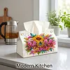 Diamond Painting PU Sunflower Mom Tissue Box Tissue Holder