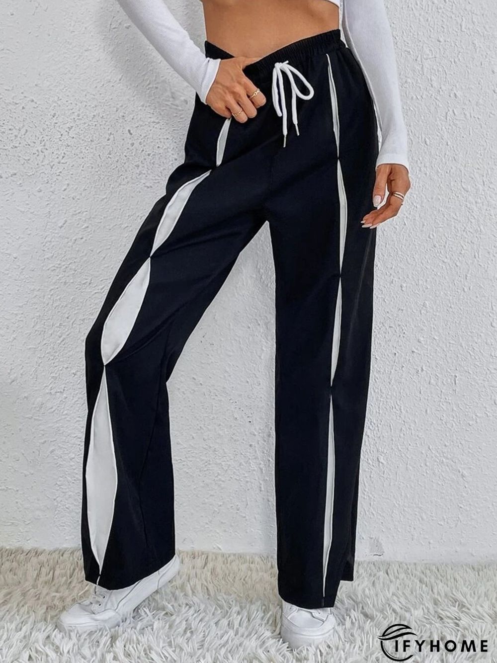 Loose Casual Plain Jersey Sweatpants | IFYHOME