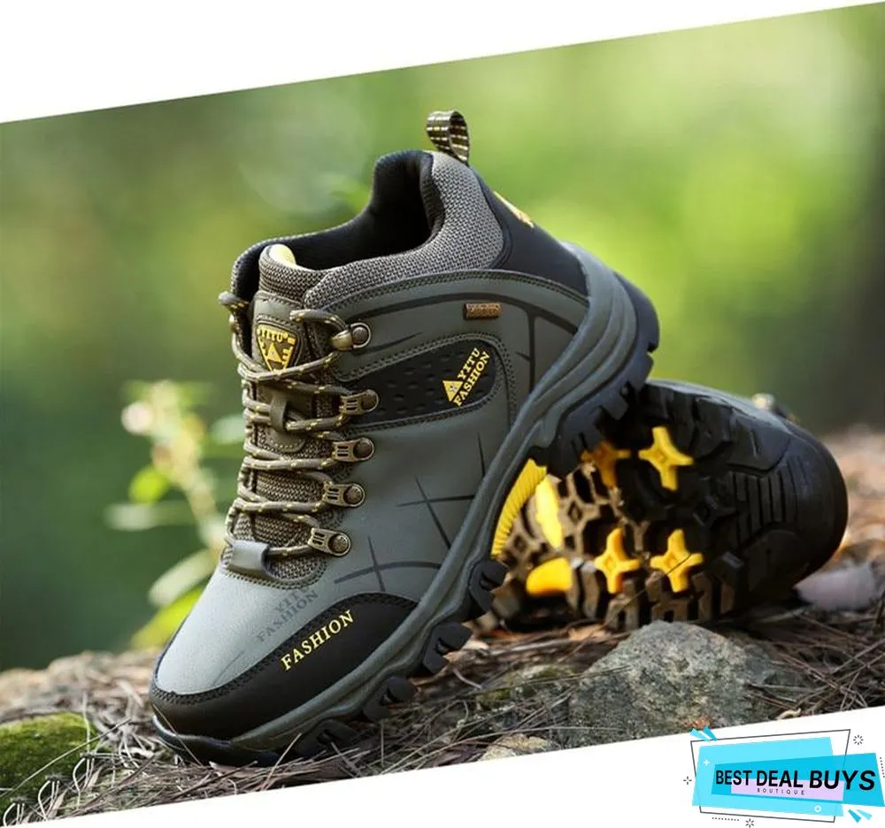 Men Winter Snow Boots Super Warm Men's Boots Waterproof Sneakers Outdoor Male Hiking Boots Work Shoes