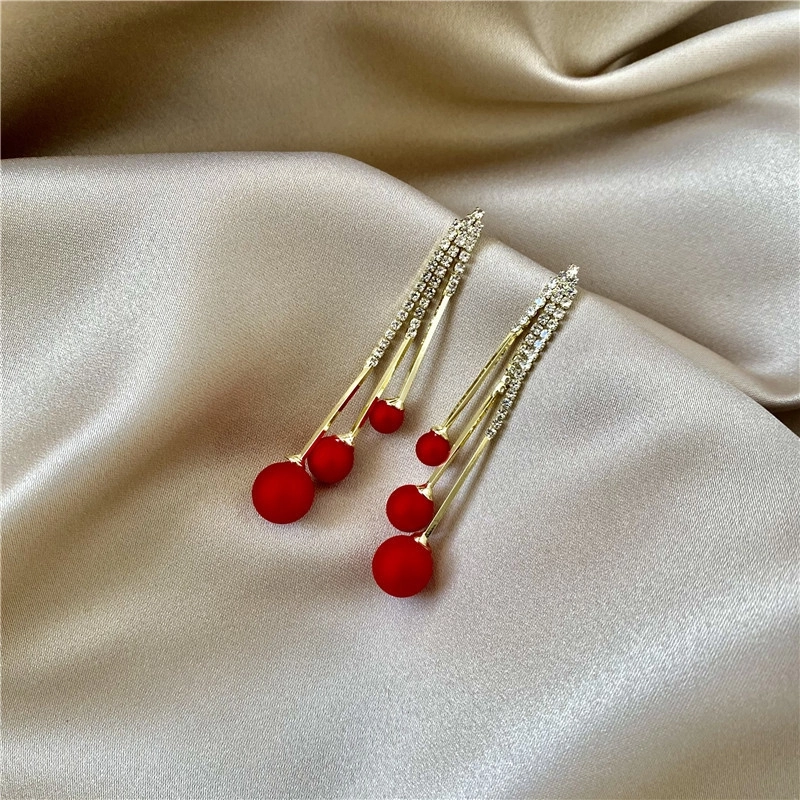 1 Pair Minimalist Classic Style Round Beaded Imitation Pearl Earrings Ear Studs