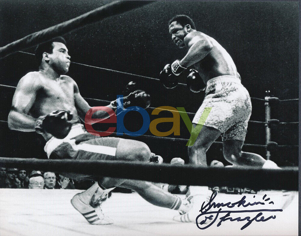 Smokin' Joe Frazier Signed 8x10 Photo Poster painting Autographed reprint