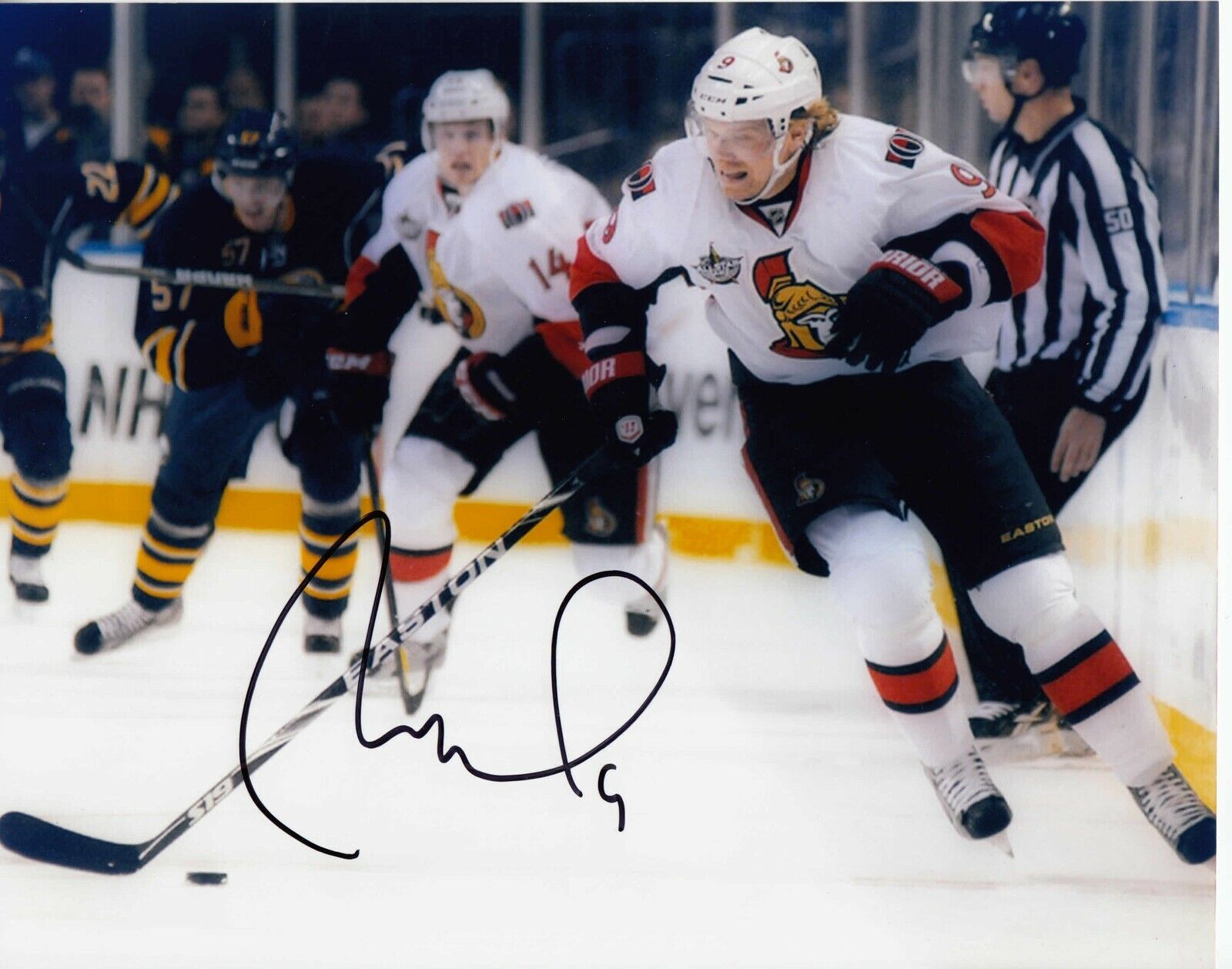 Milan Michalek #0 8x10 Signed Photo Poster painting w/ COA Ottawa Senators