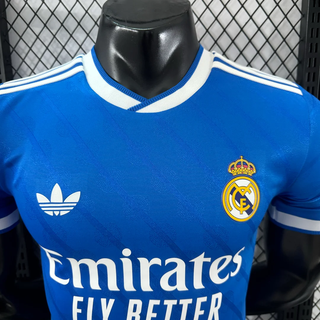 25/26 Real Madrid Third Away Player version Football Shirt 1:1 Thai Quality
