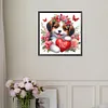 uk.everydayedeals Diamond Painting - Full Square - Love Heart Dog(35*35cm)
