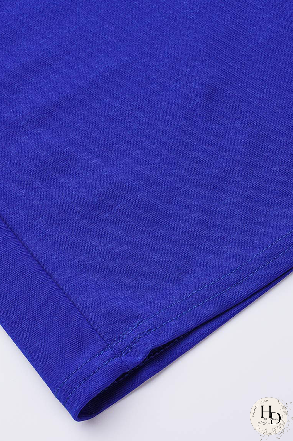 Blue Sexy Solid Sequins One Shoulder Skinny Jumpsuits