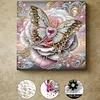 DIY Pearl Painting Butterfly for Home Wall Decor with Frame(25x25cm)