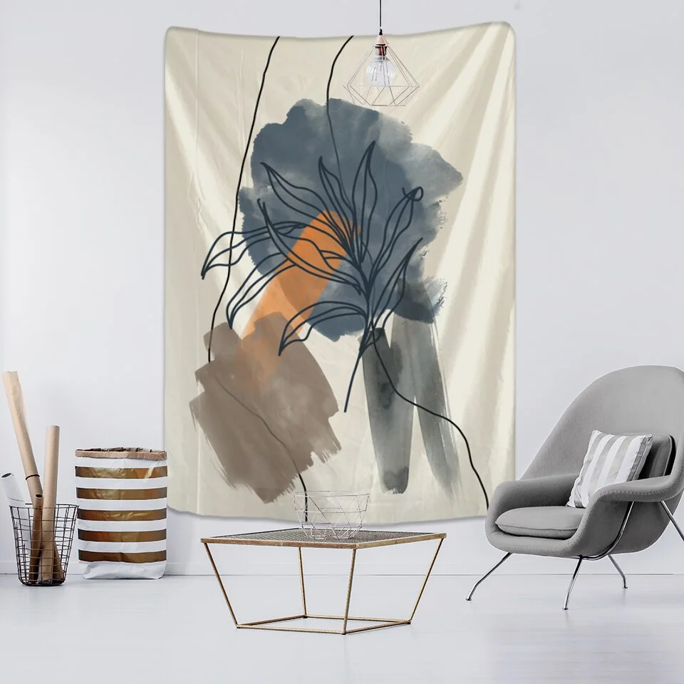 INS Surfing Girl Wall Tapestry Personality Lady Fabric Hanging Cloth for Home Decoration Living Room Curtain Bohemian Tapestry